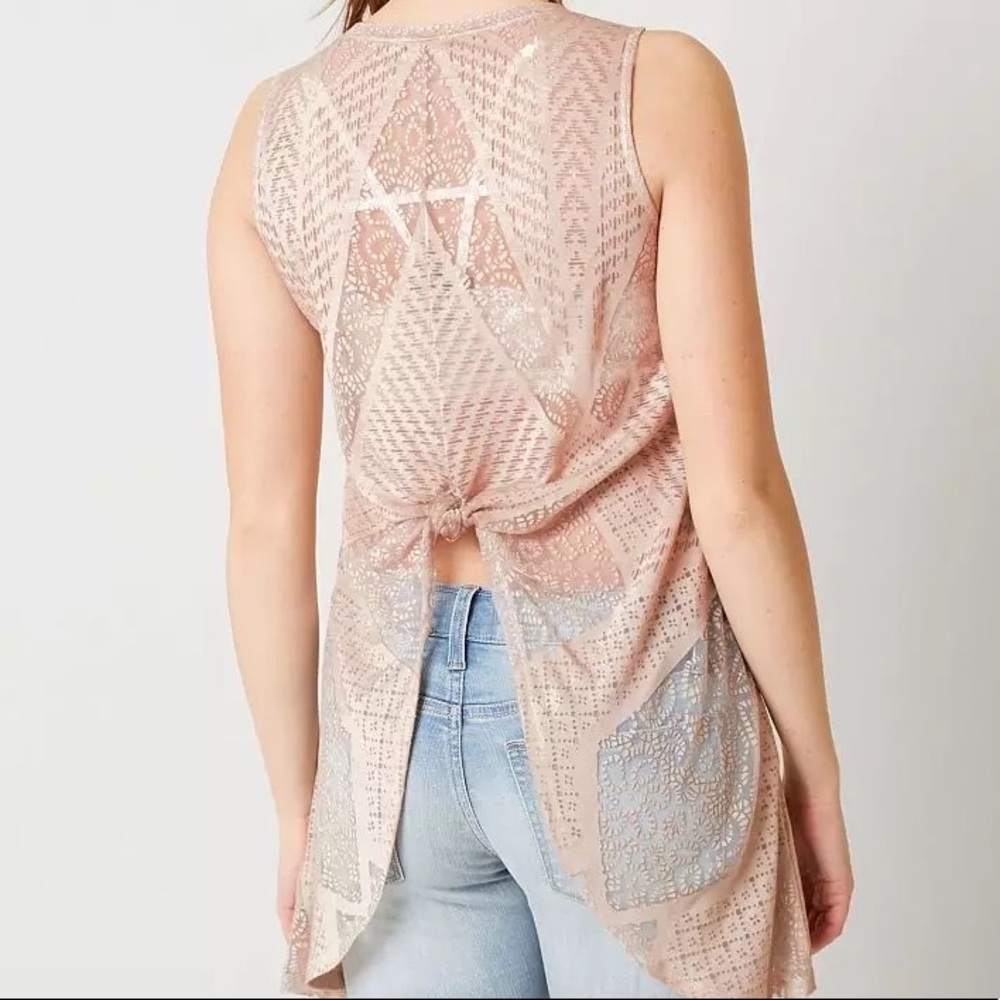 BKE Gimmicks Burnout Tunic Tank